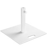 LAGarden 34 Lbs Squar Umbrella Base,Heavy Duty Patio Umbrella Base with Knob, for Up to 2 3/8" Po...