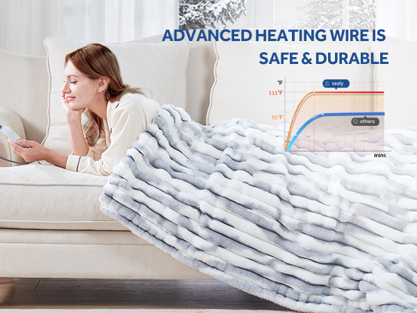electric blanket throw