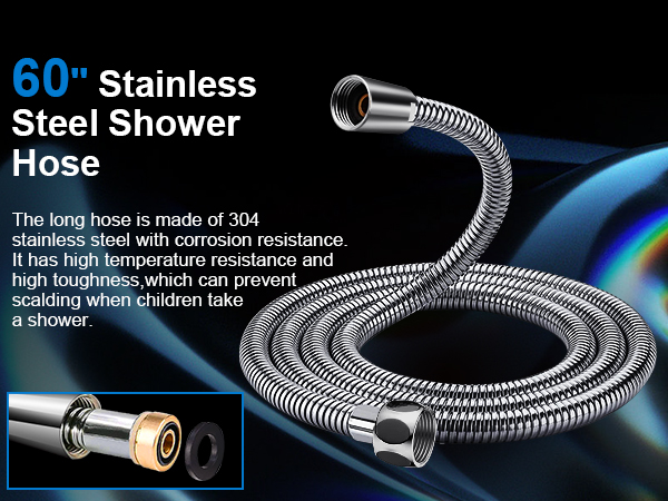 shower head with hose