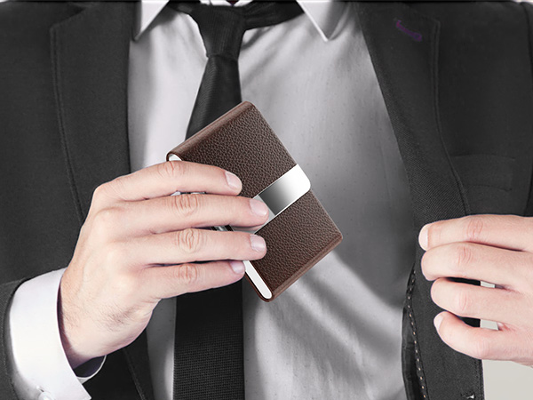 PU Leather Business Card Case