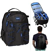 Acuvar Professional DSLR Camera Backpack with Rain Cover for Canon, Nikon, Sony, Olympus, Samsung...