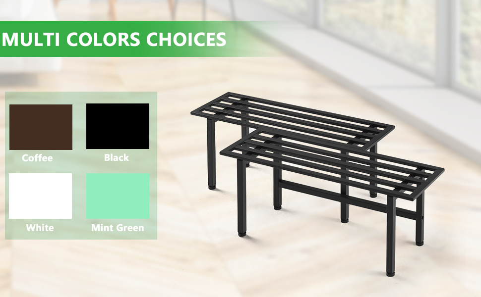 Dipion 2 pack long plant stand,multicolor