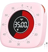 Shintrend Visual Timer for Kids, 60-Minute Pomodoro Timer for Classroom Office Kitchen, Countdown...
