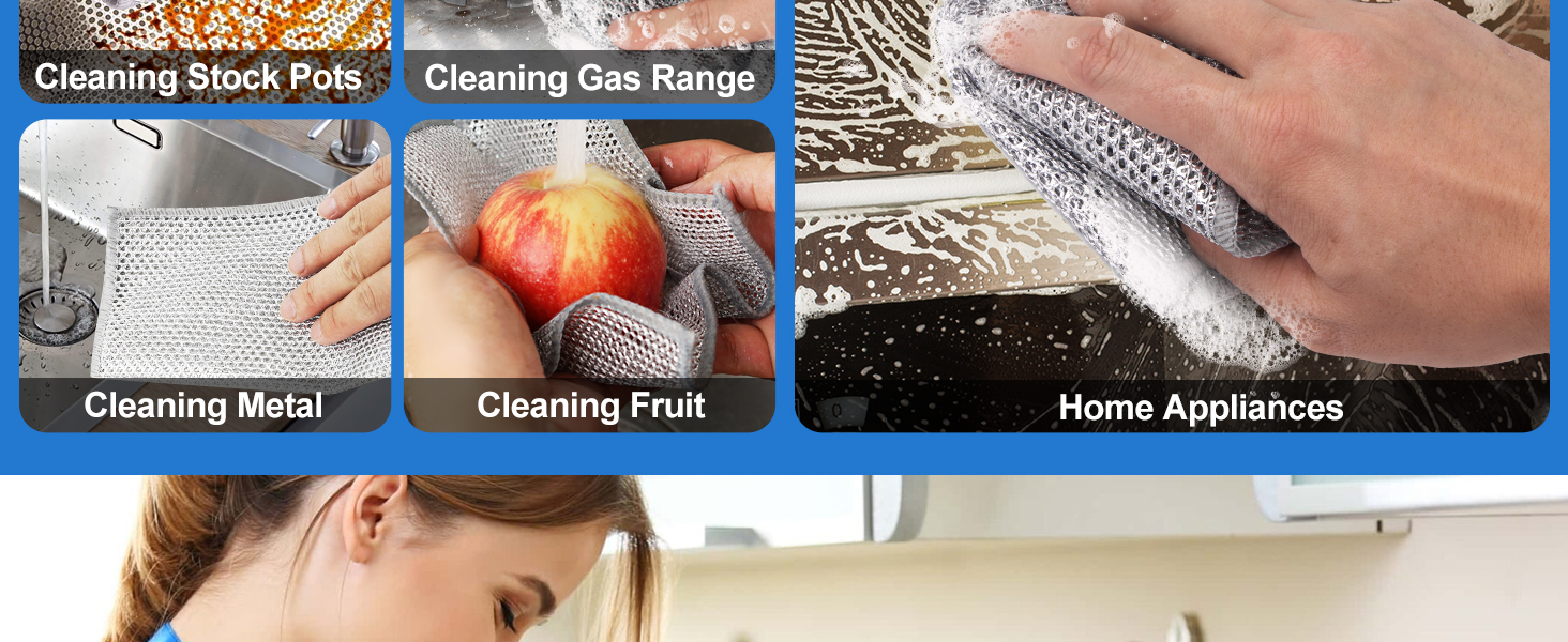 Multipurpose Wire Dishwashing Rag