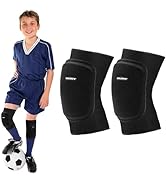 YEEKORO Kids Knee Pads with Thicken Pad Knee Support Sleeve for Kids Soft Warmer Knee Protective ...
