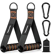 RENRANRING Gym Exercise Handles, Replacement Handle Attachments for Cable Machine Pulleys, Resist...