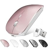 Bluetooth Wireless Mouse for MacBook Air Mac Pro Laptop Computer iPad Pad PC Optical Rechargeable...