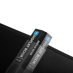 binder with plastic sleeve