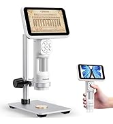 Andonstar Digital Microscope, 5" 1080P Coin Microscope Camera for Error Coin with 7.3" Metal Stan...