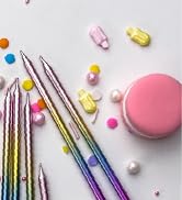 rainbow birthday candles
