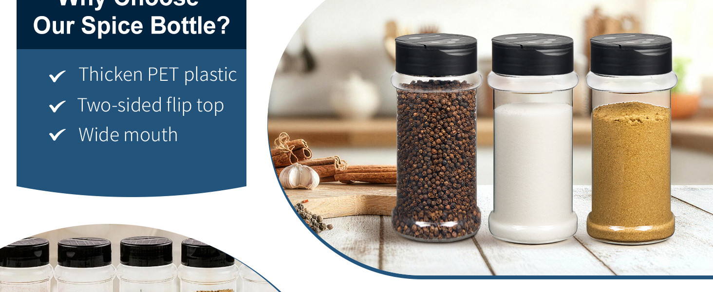 empty spice jars