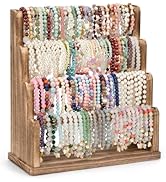 Emfogo Bracelet Holder, 4 Tier Bracelet Organizer Storage for Bracelets Bangles Watch Scrunchies,...
