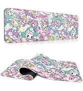 tokidoki Unicorno Mouse Pad Large Gaming Computer Mouse Pad Extended Keyboard Desk Accessories fo...