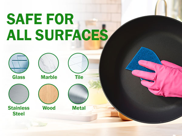 Safe for all Surfaces