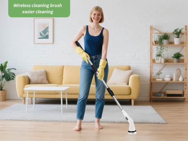 shower brush for cleaning shower scrubber with long handle bathroom cleaning brush
