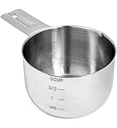 Hudson Essentials Stainless Steel Measuring Cups and Spoons Set (1 Piece 2-Cup)