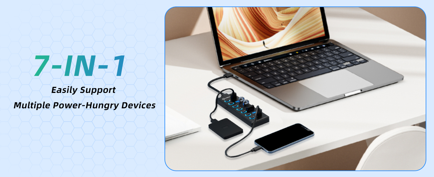 powered usb hub 3.2 only