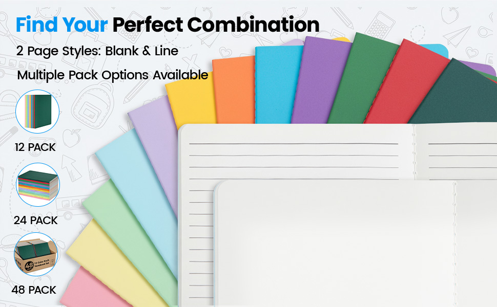 2 page styles blank & line