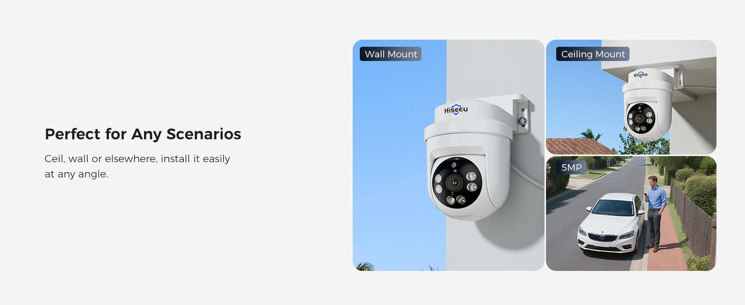 Built for wall and ceiling mount