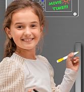 PigPotParty Magnetic Acrylic Chore Chart for Kids Multiple Kids, 12"x 16" Responsibility Chore Ch...