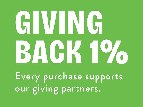 Simpleaf Aloe vera giving back 1%