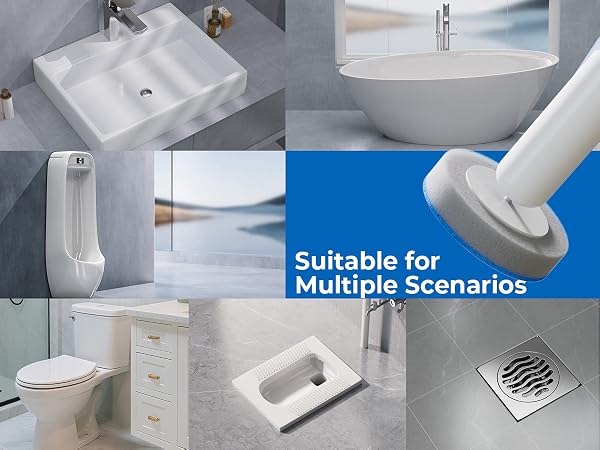 used for cleaning toilets, bathtubs and washbasins.