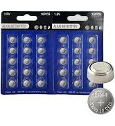 youchen LR44 30 Pack L1154F AG13 357 303 SR44 A76 Alkaline Battery 1.5V Button Coin Cell Batteries