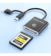 CFexpress Type A Card Reader with USB 3.2 (Gen 2) 10Gbps, USB-C&USB-A 2-in-1 Type A CFexpress Ada...