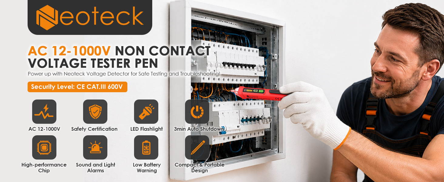 Neoteck Voltage Detector for Safe Testing and Troubleshooting