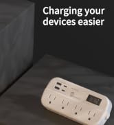 Flat Plug Power Strip