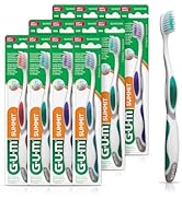 GUM Summit+ Soft Toothbrush, Ultra Fine Tapered Bristles for More Effective Plaque Removal, Extra...