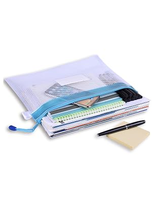 Multipurpose Storage Zipper File Pouch - 4 Colors for Your Choice