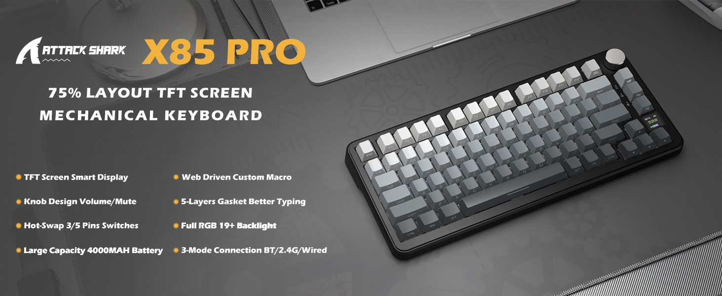 ATTACK SHARK X85 pro Keyboard
