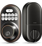 Veise Keyless Entry Door Lock, Electronic Keypad Deadbolt, Keyed Entry, Auto Lock, Anti-Peeking P...