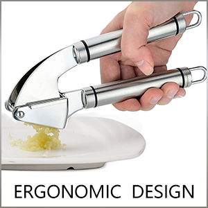 garlic press stainless steel