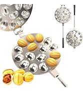 Walnut Cookie Press Mold Maker - Oreshki Nuts 16 Mold Skillet - Oreshki Mold - Cookie Candy Maker...