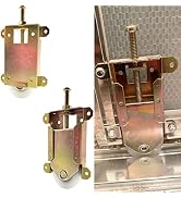 Sliding Mirror Door Rollers Assembly Fit Contractors Part #W8020C, 1-1/2" Nylon Concaved Wheels, ...