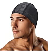 Kinwor Swim Cap for Men Women Adult, High Stretch Fabric Swim Cap, Swimming Caps Non-Waterproof