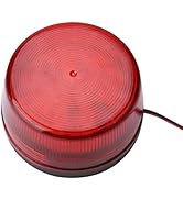 Red Flashing LED Alarm Light Security Alarm Light Strobe Warning Lamp Continuously and Quickly Fl...