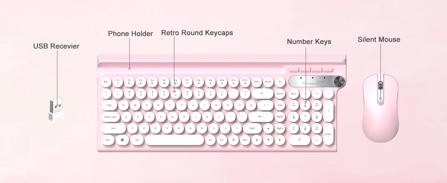 Typewriter Keyboard and Mouse