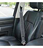 Amooca Soft Faux Fur Universal Fit Seatbelt Cover Car Truck SUV Airplane Seat Belt Shoulder Pad f...