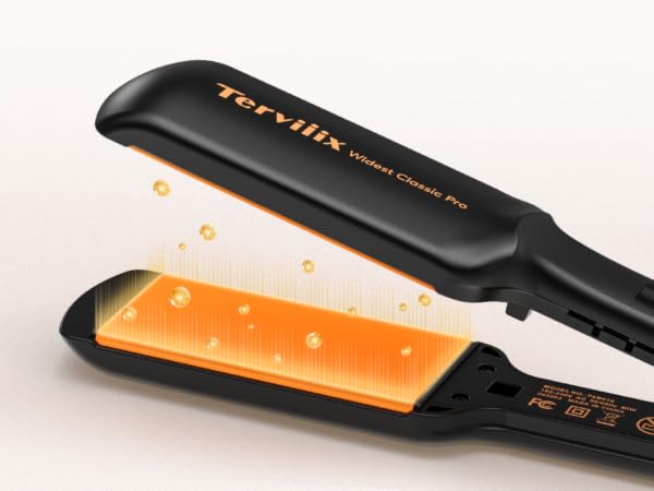 silk press straightener at home