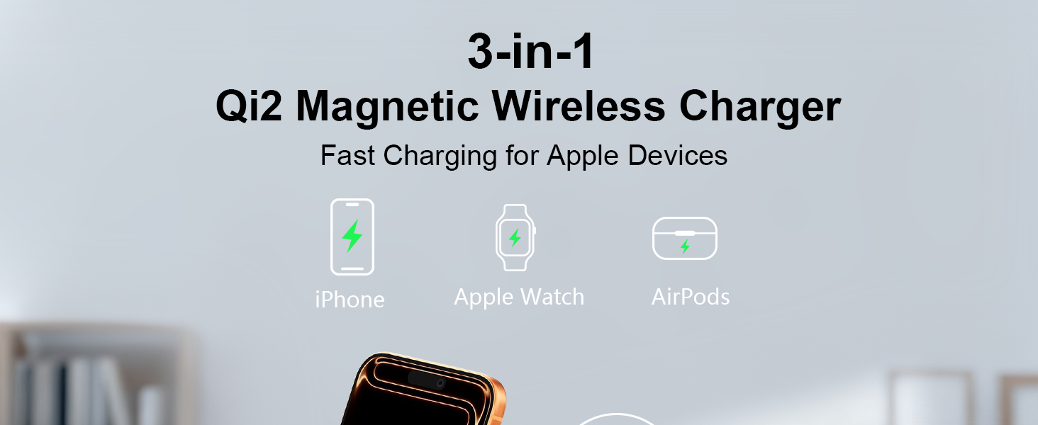 Qi2 Magnetic Wireles Charger-01