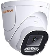 TIGERSECU 5MP Super HD Wide Angle Dome Security Camera with OSD Switch, 4-in-1 for TVI/CVI/AHD/CV...