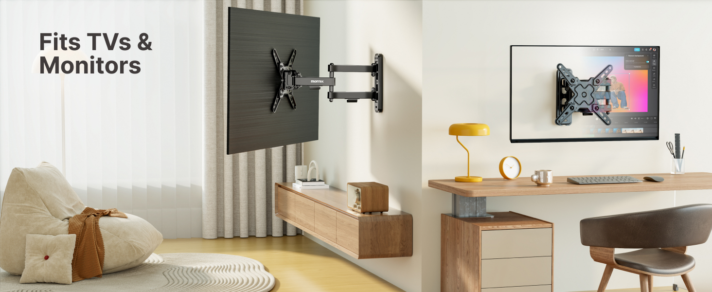 Fits TVs & Monitors