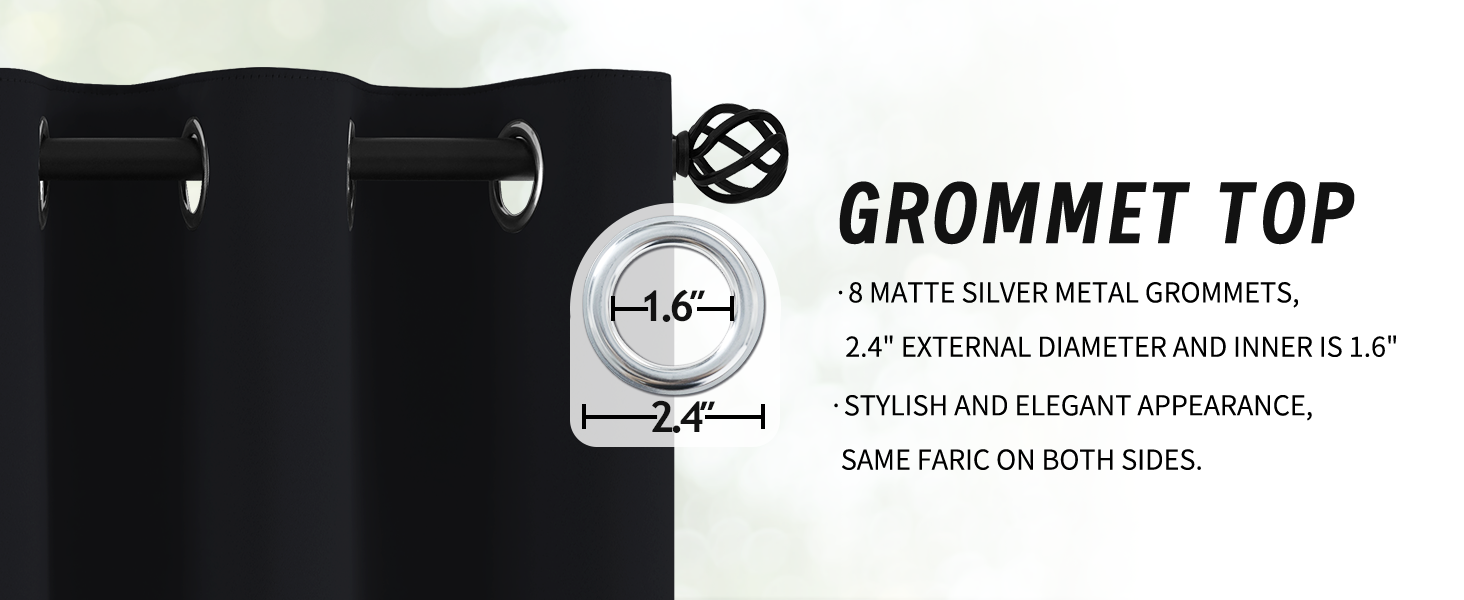 yakamok grommet top curtains