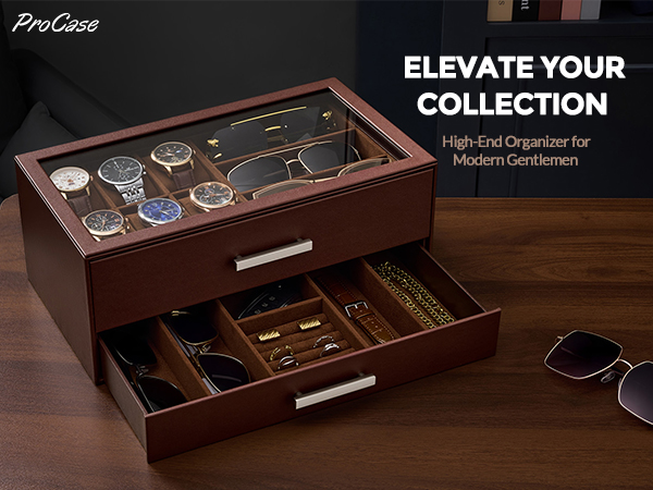 Double Drawer Watch Box
