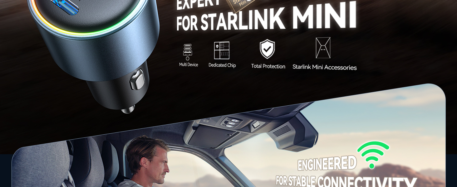 Starlink Mini Car Adapter