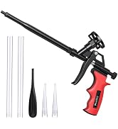 Foam Gun, Preciva Professional Foaming Gun Heavy Duty PU Expanding Foam Gun Caulking Gun Spray Ap...