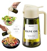 2 in 1 Glass Oil Sprayer & Dispenser,16oz/470ml Olive Cooking, Air Fryer, and Salad, for Kitchen ...